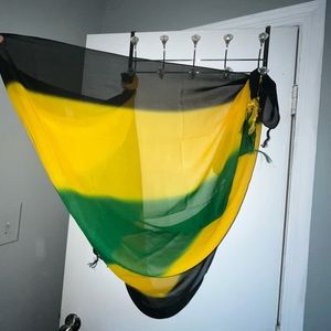 Jamaica Flag Sheer Skirt